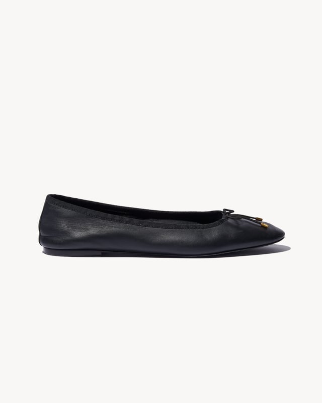 LEATHER BALLET FLAT