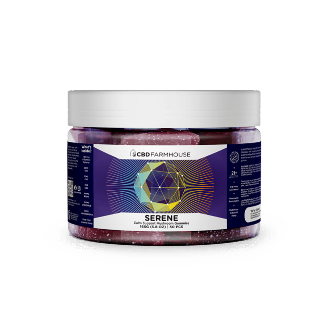 CBD Farmhouse - Serene Calming Mushroom Gummies 50PC