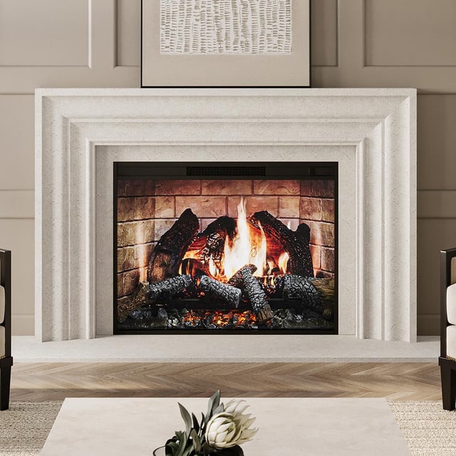 Celeste Stone Fireplace Mantel