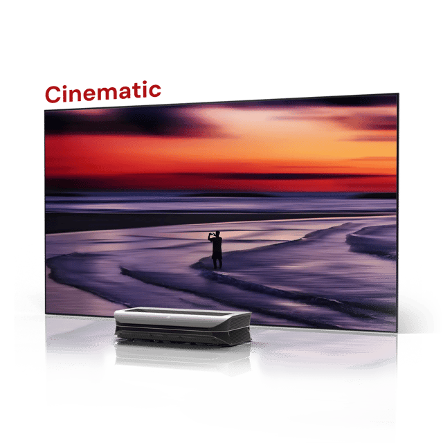 LTV-3500 Pro Free 100''-132'' Wall-Mount Cinematic ALR Screen Bundle
