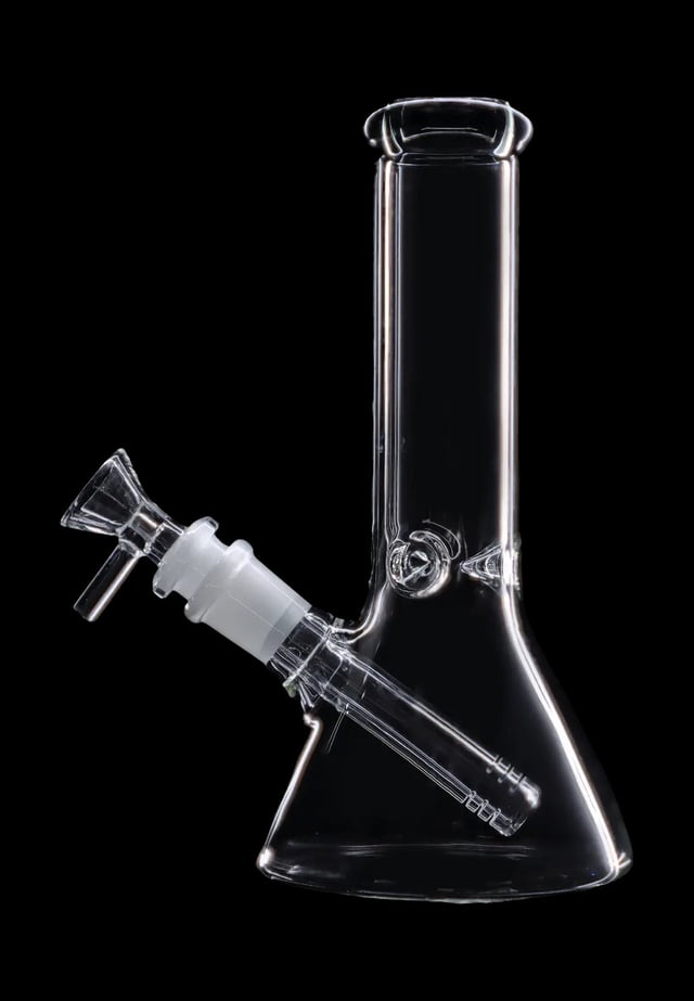 8” 4mm Colored Mouthpiece Beaker