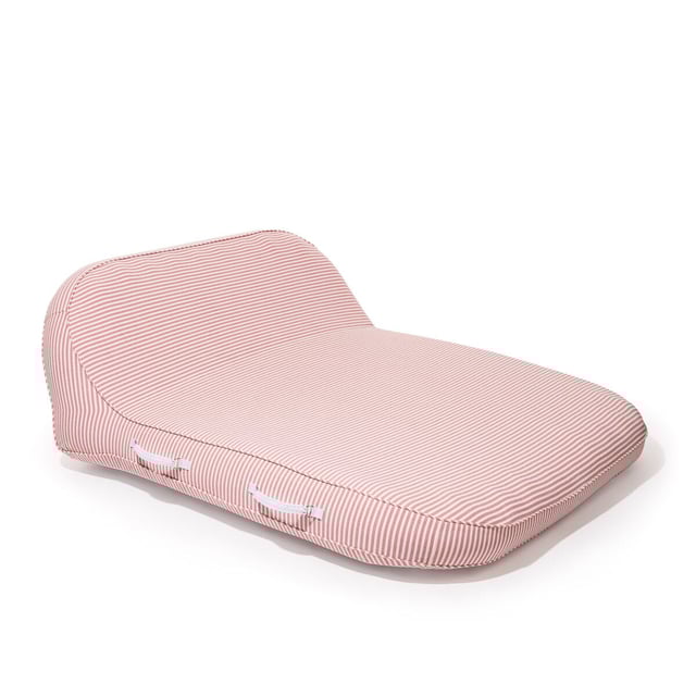 The XL Pool Lounger - Lauren's Pink Stripe