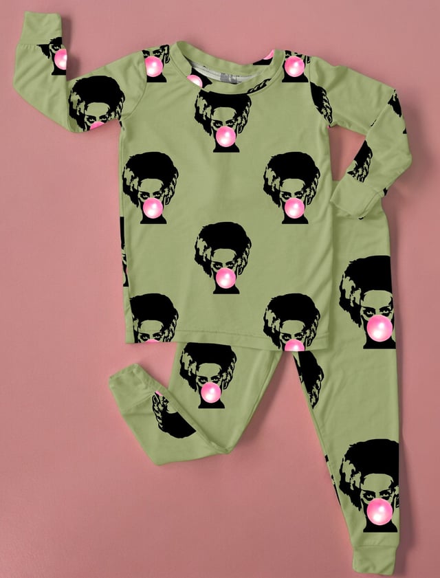 Franken Bride Bubble | Bamboo Loungewear Set