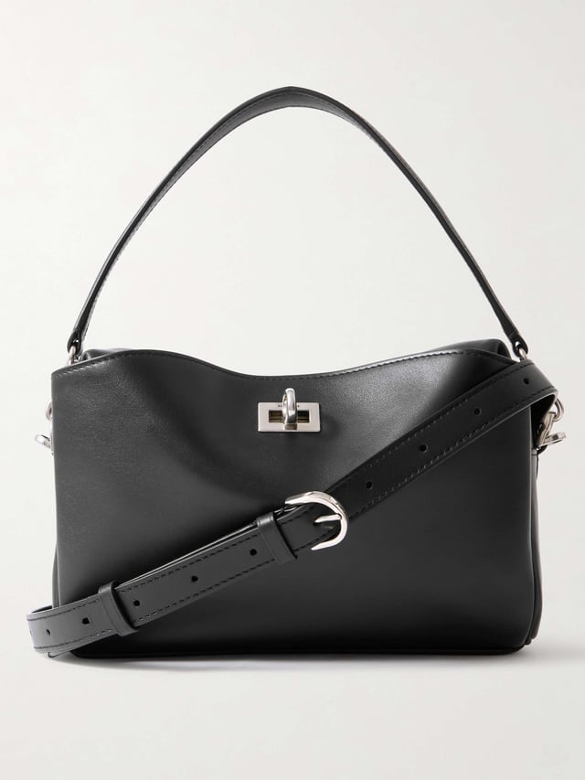 Rodeo Leather Camera Bag - black - One Size
