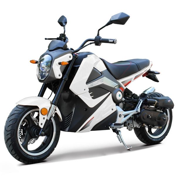 50cc Gas Motorcycle DF STT with CVT Auto Tranny,Aluminum Wheels