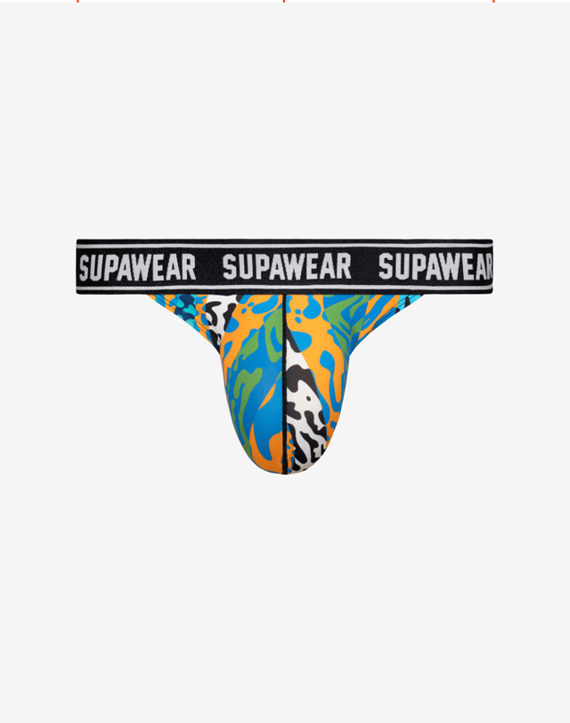 POW Thong Underwear - Arctic Animal