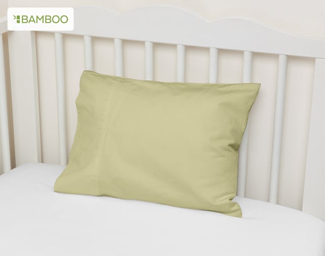 Petite Bamboo Cotton Pillowcase - Elm (Set of 2)