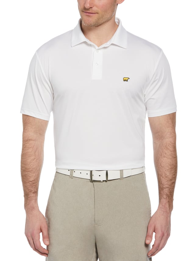 Men's Short Sleeve Solid Texture Polo