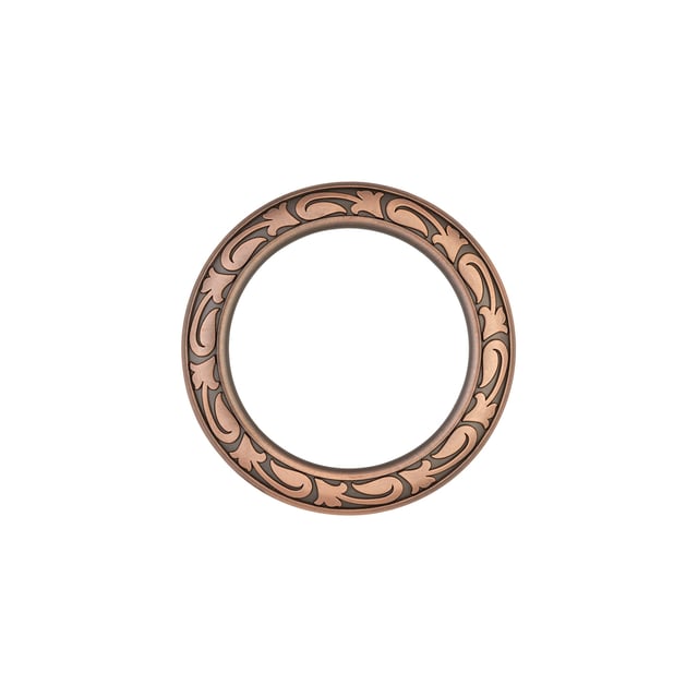 Jeremiah Watt Engraved Floral Breast Collar Ring