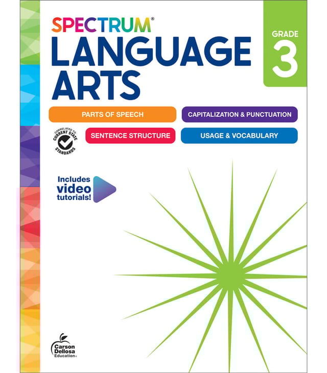 New Spectrum Language Arts Workbook Grade 3 eBook (PDF)