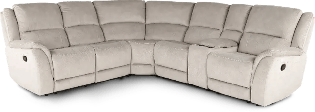 Aspen Latte 6-Piece Reclining Sectional