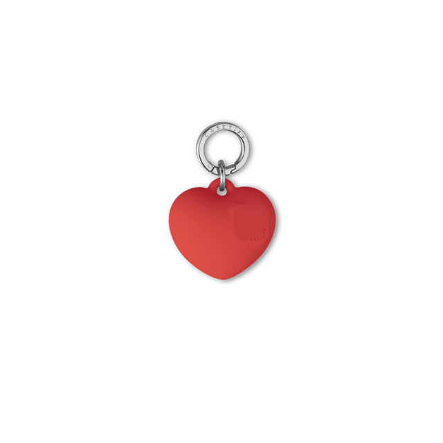 Charm Keychain - Puffy Heart