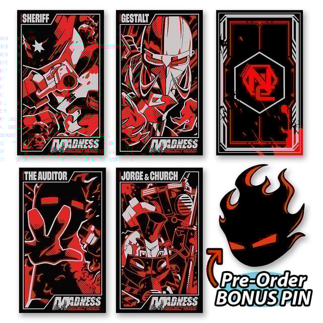 MADNESS: Project Nexus - Metal Card Set Series 3 w/ Exclusive Pre-order Pin *PRE-ORDER*