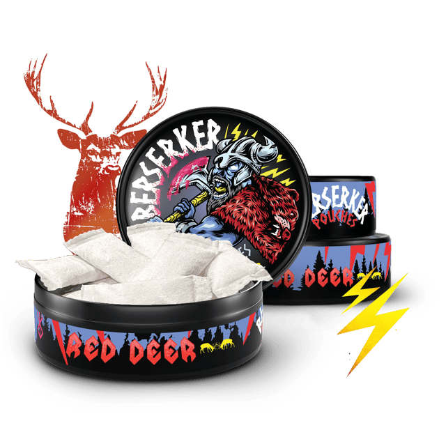 Berserker Caffeine Pouches - Red Deer