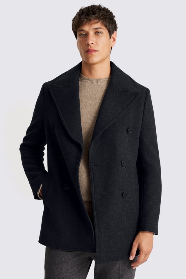 Charcoal Peacoat 