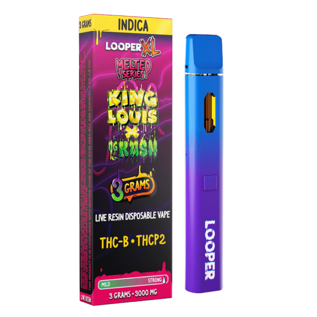 Melted Series 3G Disposable: King Louis x OG Kush Looper: Award Winning Cannabinoids