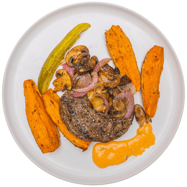 Grilled Mushroom Burger