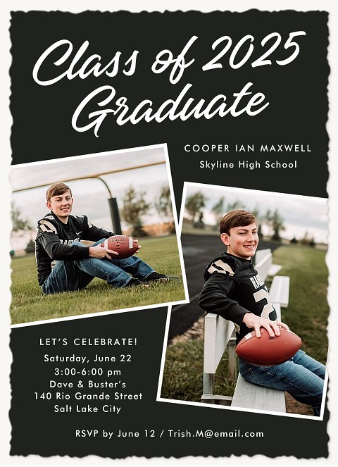 Angled Snaps | Graduation Announcements