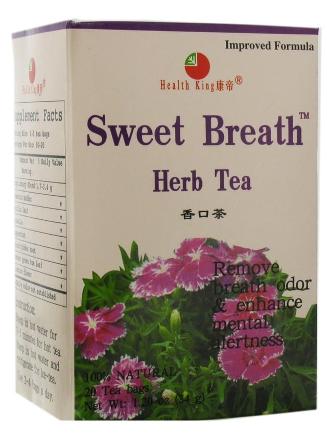 Health King, Sweet Breath Tea, 20 tea bags