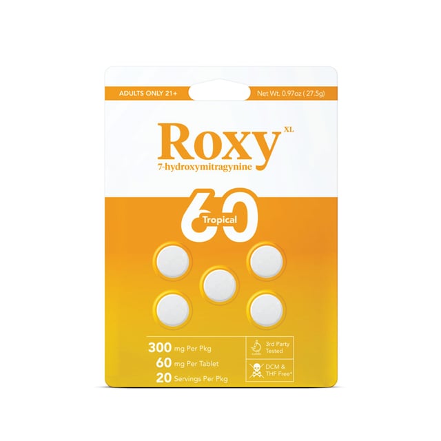 Roxy 7-hydroxymitragynine Tablets 300MG - 5Count