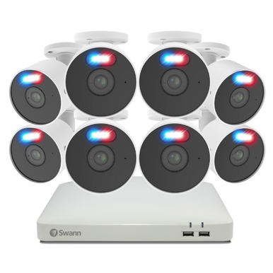 8 Camera 8 Channel 1080p Full HD Audio/Video DVR Security System | SWDVK-84880W8AOC