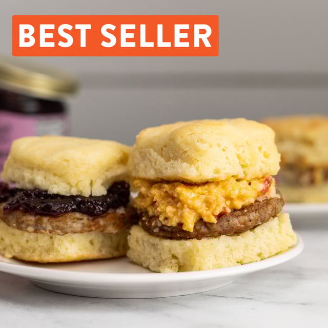Sausage Biscuits (16 Sandwiches)