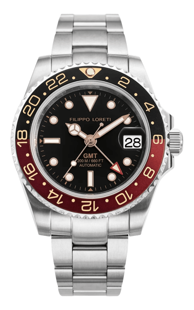 Aquadiver GMT Automatic Black & Red