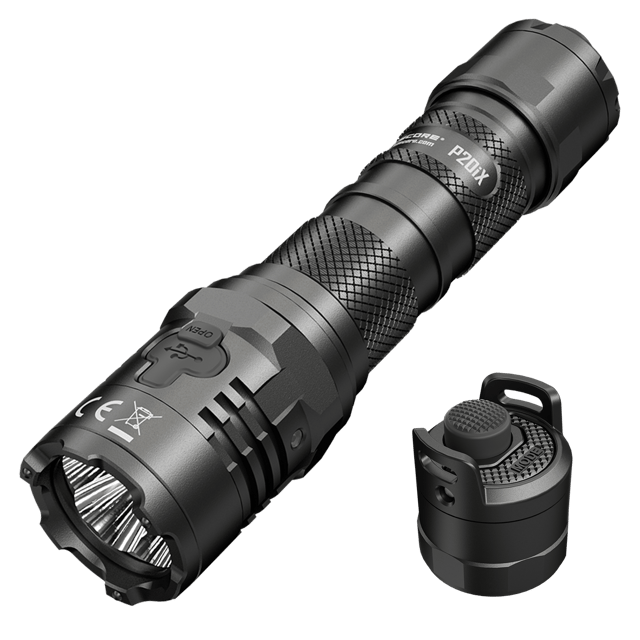 Nitecore P20iX 4000 Lumen Tactical Flashlight with NTC2i Guarded Tail Cap