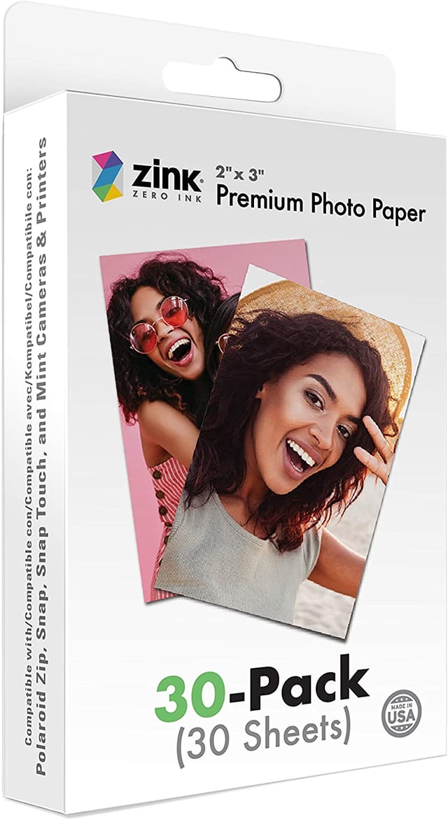 2"x3" Premium Instant Photo Paper Compatible with Polaroid Snap, Snap Touch, Zip and Mint Cameras and Printers