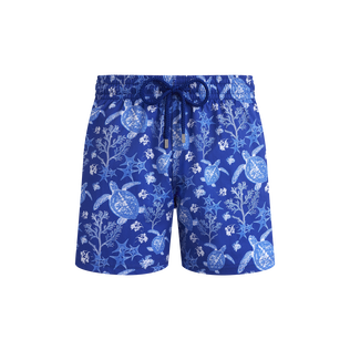 Men Stretch Short Swim Shorts X-Ray Turtles