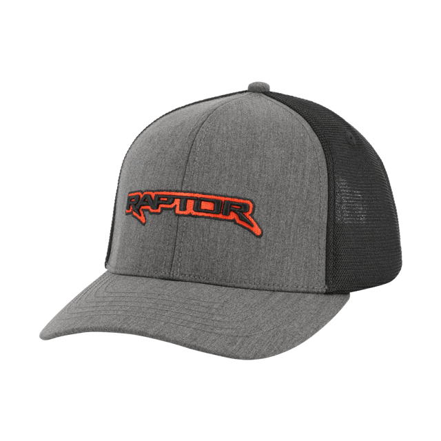 Ford Raptor 3D Embroidered Gray Snapback Hat