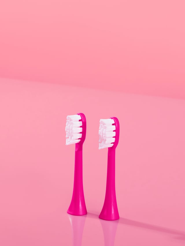 Pink Brush Head 2 Pack