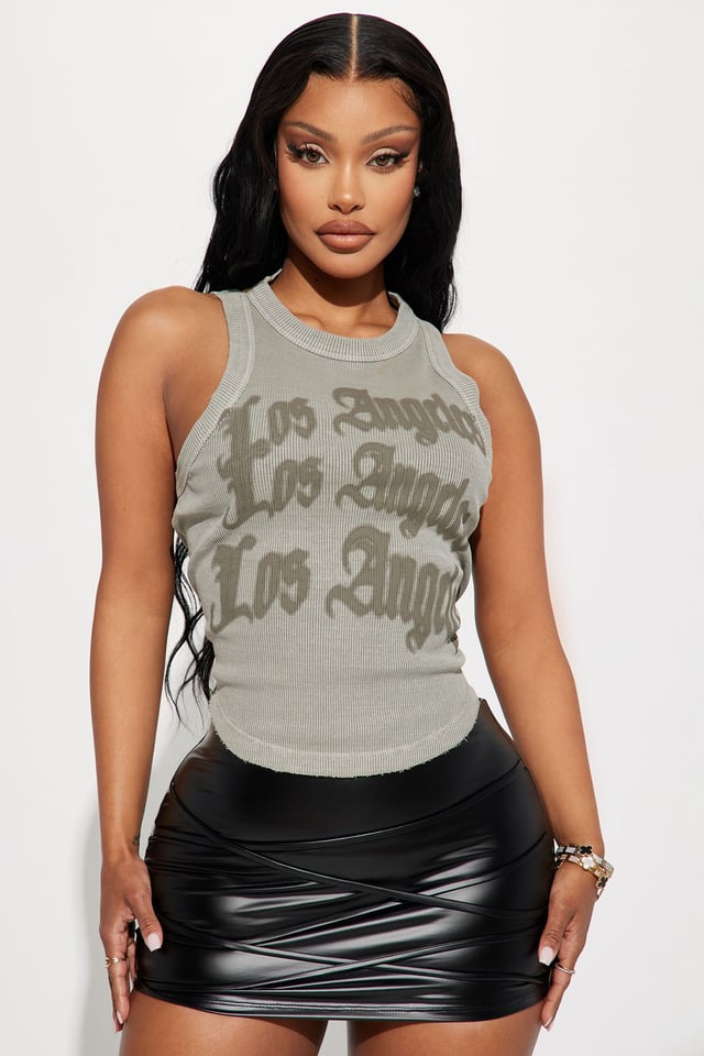 Los Angeles Washed Tank - Grey