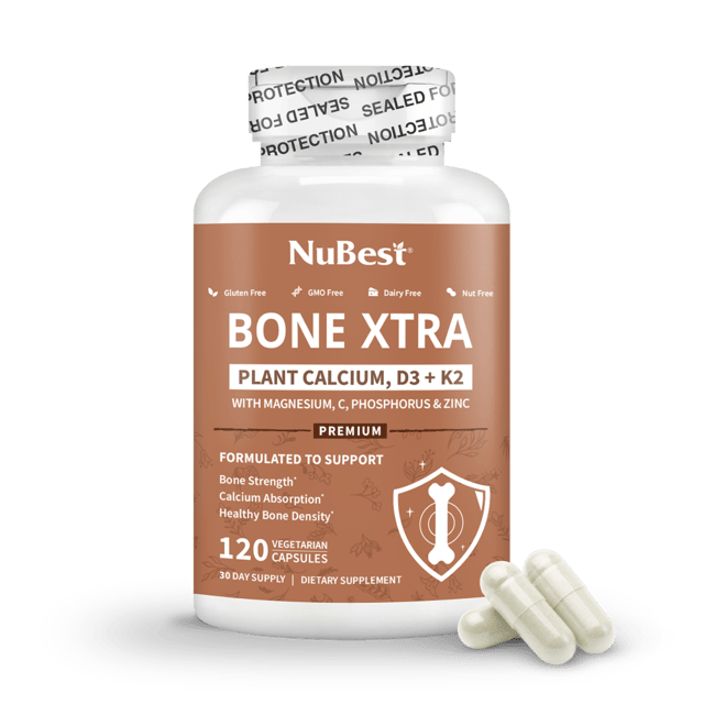 Bone Xtra, Plant-Based Formula for Teens & Adults, 120 Vegan Capsules