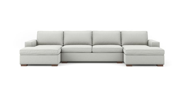 Couch Potato Double Chaise Sectional (Extra Deep)