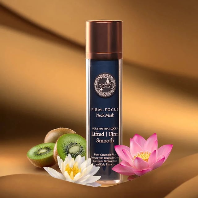 Firm-Focus Neck Mask - Lifts, Firms, Smooths the look of Loose, Saggy Skin on the Neck, Jaw, Chin & Upper Chest - Focused Neck Firming Action with Phyto-Ceramides and Water Lily - Best Firming Neck Mask