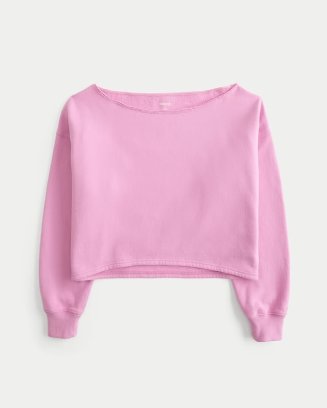 Easy Off-the-Shoulder Sweatshirt