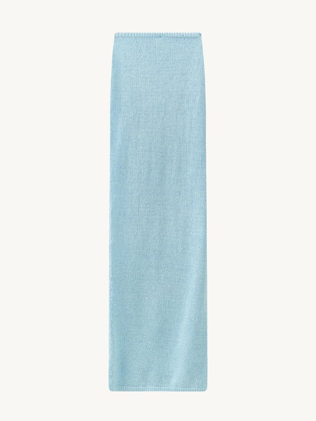 Carolina Skirt - Baia Blue Sequin