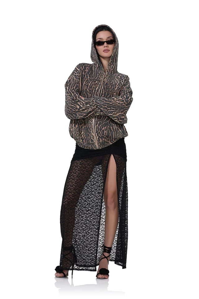 AFRM Hoodie - Camo Leopard