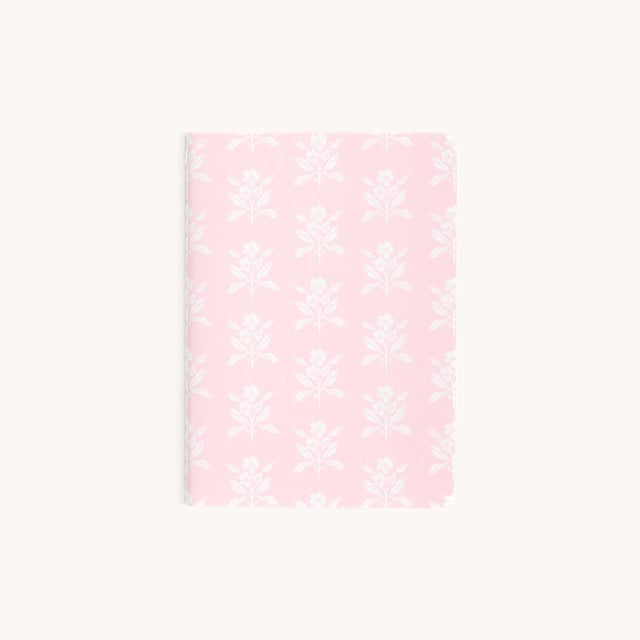 Mini Notebook, Blush Block
