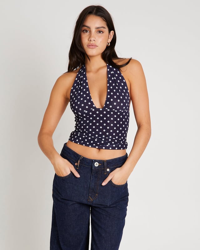 Ava Slinky Plunge Top