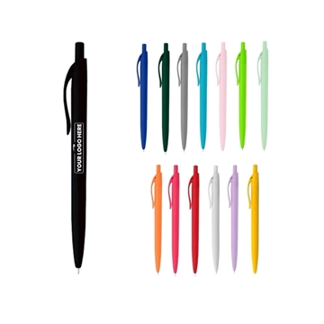 Promotional Sleek Write Rubberized Alvin Soft Touch Gel Pen