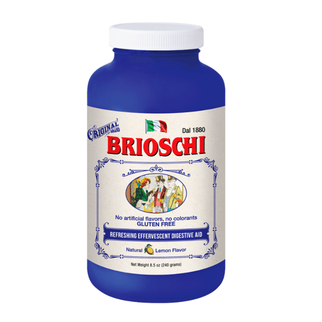 Brioschi Lemon Flavored Effervescent Plastic Bottle, 8.5 oz