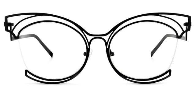 Maggie - Cat Eye Black Eyeglasses