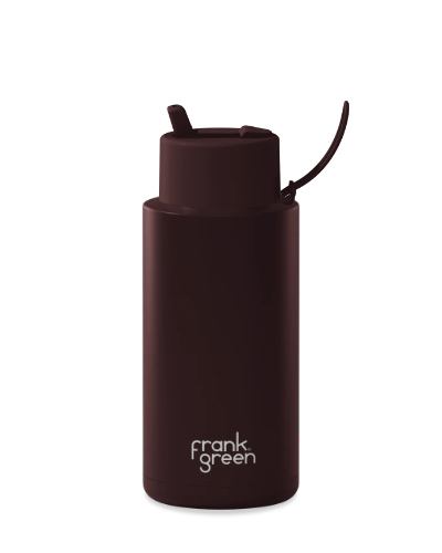 Ceramic Reusable Bottle - 34oz / 1,000ml - Chocolate