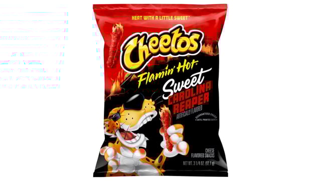 Cheetos Flamin Hot Sweet Carolina Reaper Cheese Flavored Snacks (3.25 oz)
