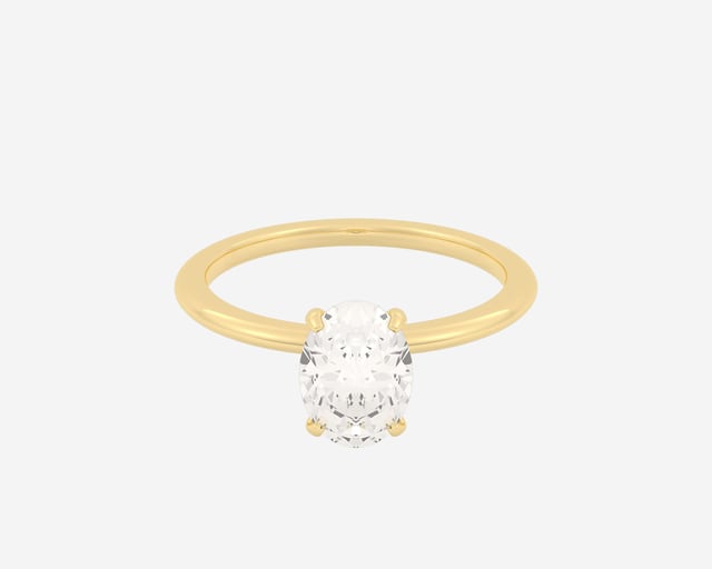 The Domed Solitaire — Oval