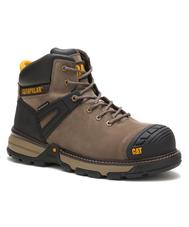 CAT Men's 6 Inch Composite Toe Composite Plate Excavator Superlite Waterproof Boots