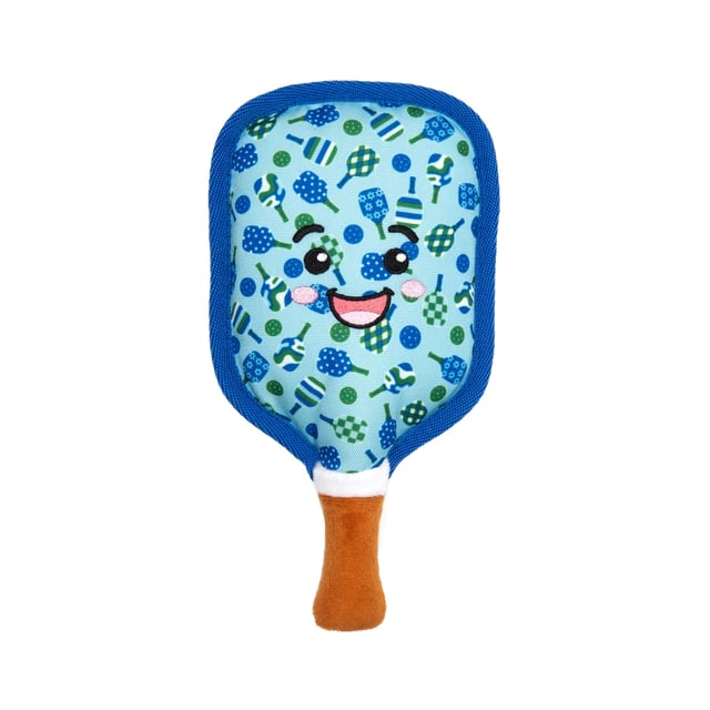 Worthy Dog Pickleball Paddle Bonded Mesh Dog Toy - Blue