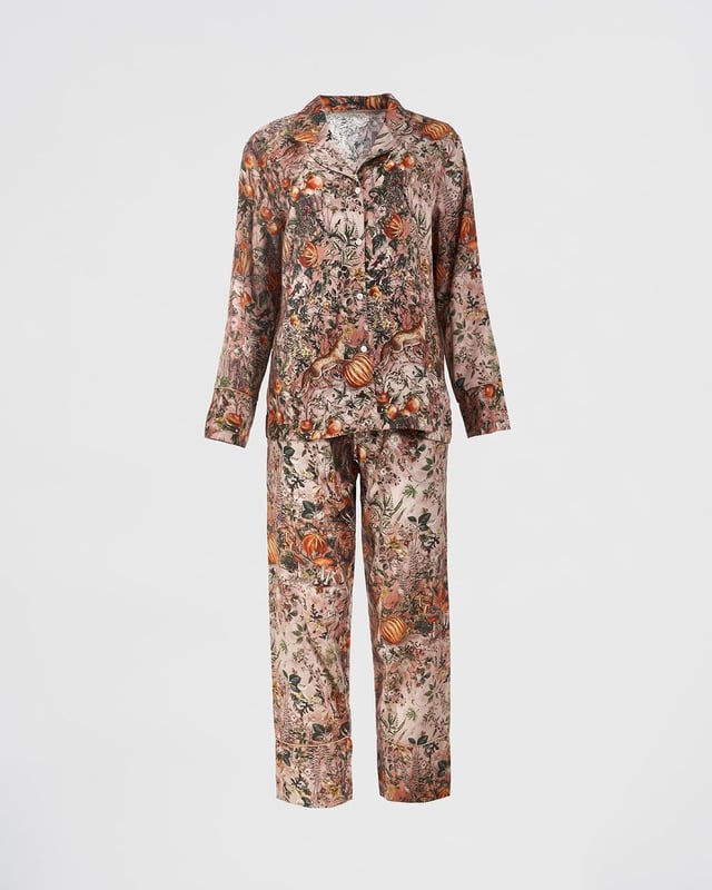 Nocturnal Garden Pajamas Pink Lady